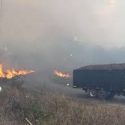  Tres órdenes de gobierno y sociedad civil  trabajan contra dos incendios en la región Mante