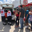  Con bebidas hidratantes atiende Cruz Roja a transeúntes