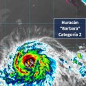  Se intensifica ‘Barbara’, ya es huracán categoría 2