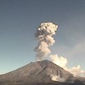  Registra Popocatépetl explosiones y emisiones de ceniza