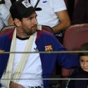  Hijo de Messi vuelve a hacer de las suyas en el Camp Nou