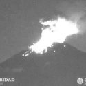  Popocatépetl lanza material incandescente
