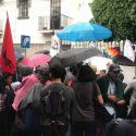  Realizan mitin frente a embajada de Bolivia en apoyo a Evo