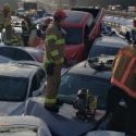  Carambola de 63 autos deja varios heridos en EU