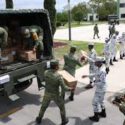  Llega camión con insumos médicos para pacientes de COVID-19 a hospital militar