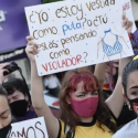  250 mujeres  marchan en Tampico,  exigen se frene la violencia de género