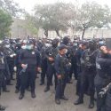  De nueva cuenta, policías se manifiestan  en el sur de  Tamaulipas