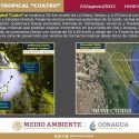  Actualización de la información del potencial ciclónico tropical “ Cuatro”