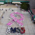  Forma IMSS Tamaulipas lazo rosa alusivo a la lucha contra el cáncer de mama.