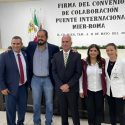  Asiste secretaria de Economía a firma de convenio para nuevo Puente Internacional Mier-Roma