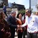  Acompaña alcalde de Altamira a Gobernador de Tamaulipas al Senado de la República.