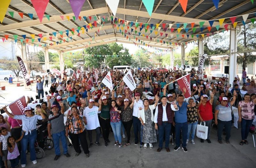  Ejidos refrendan apoyo a Morena