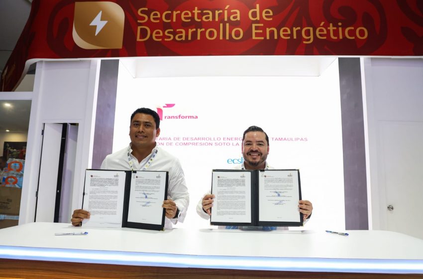  Firma SEDENER convenio de colaboración con la Estación de Compresión Soto La Marina