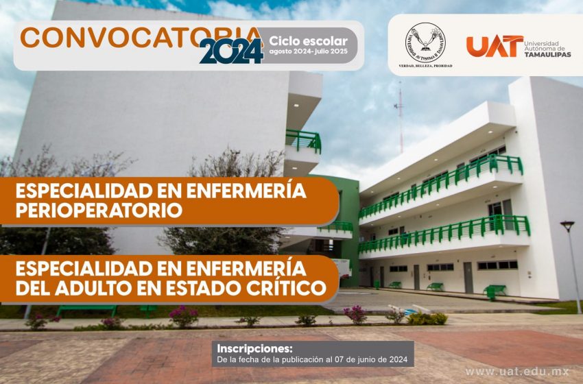  Ofrece UAT especialidades en enfermería