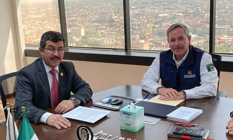  Rector de la UAT sostiene acuerdos con la Agencia Nacional de Aduanas de México