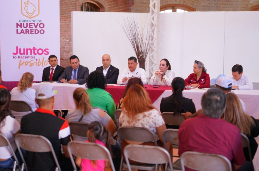  ENCABEZA ALCALDESA CARMEN LILIA CANTUROSAS MESA DE TRABAJO EN APOYO A MANIFESTANTES