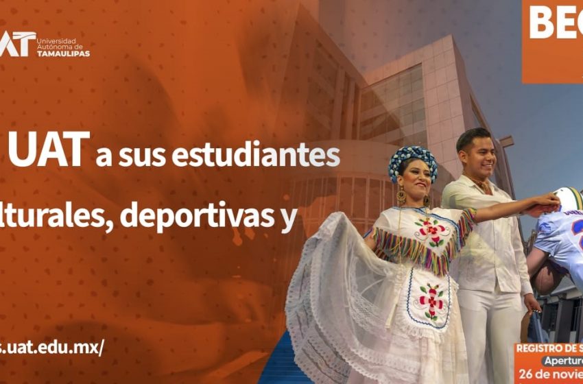  Ofrece la UAT a sus estudiantes becas culturales, deportivas y sociales