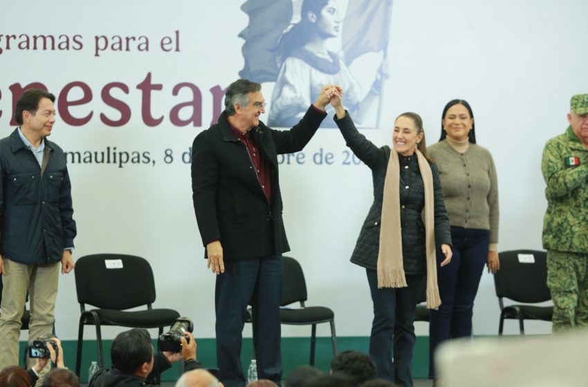  Presidenta refrenda apoyo a Tamaulipas