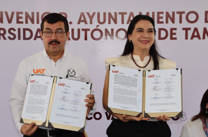  La UAT y el Ayuntamiento de Tampico suman esfuerzos para el bienestar social