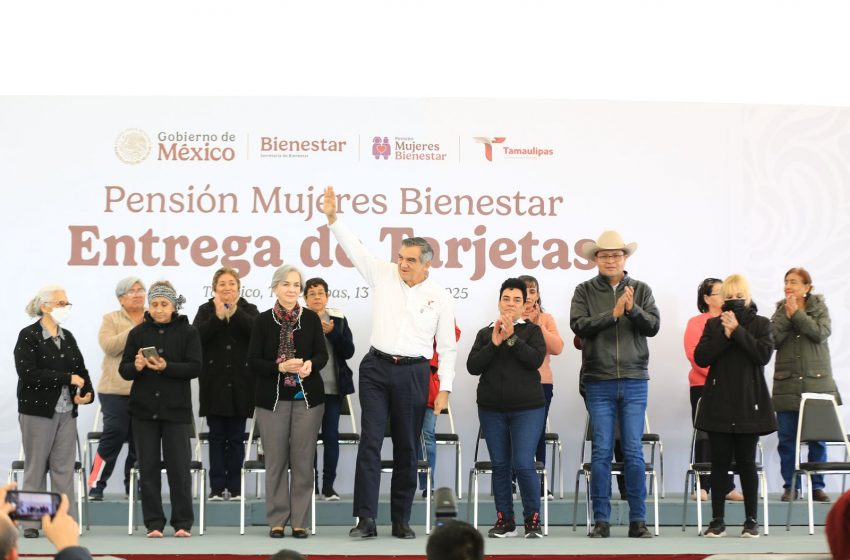  Entregan tarjetas del programa “Mujeres Pensión Bienestar”