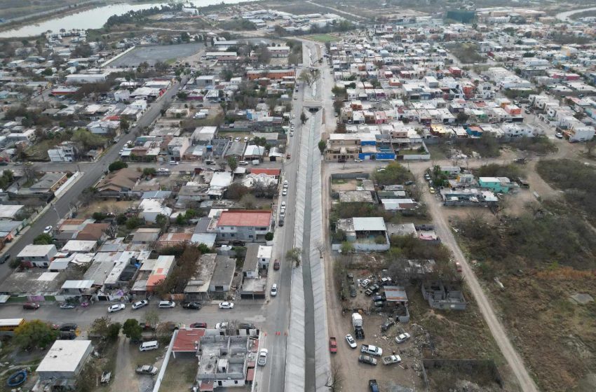  ENTREGA ALCALDESA CARMEN LILIA CANTUROSAS COLECTOR PLUVIAL