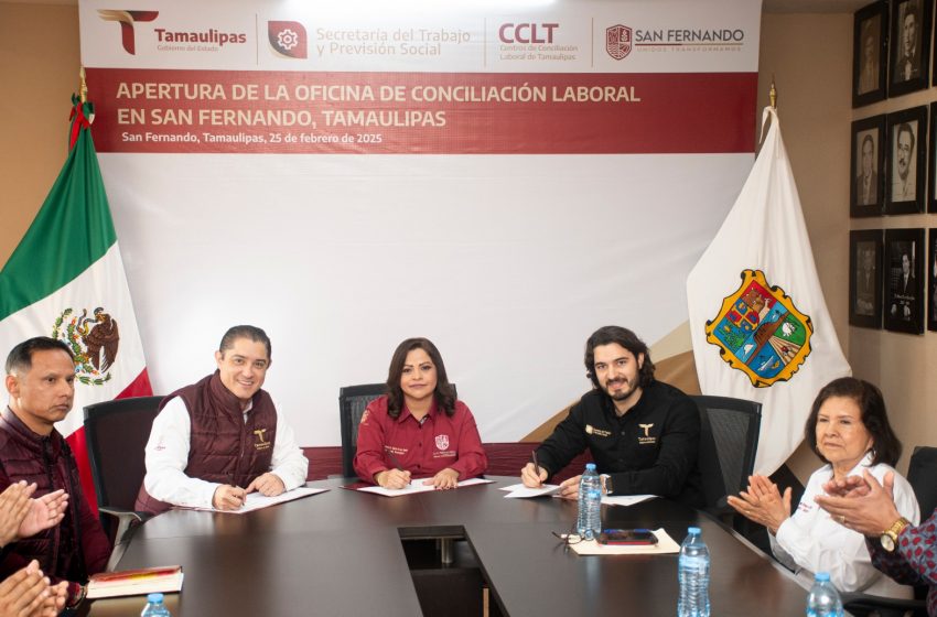  Inauguran primera Oficina de Conciliación Laboral