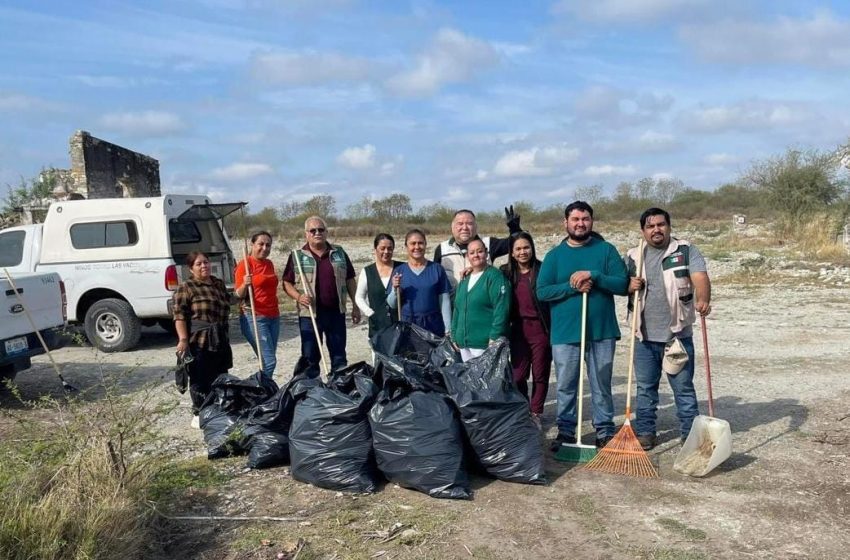  Participa programa IMSS-Bienestar en jornada de limpieza en presa Vicente Guerrero