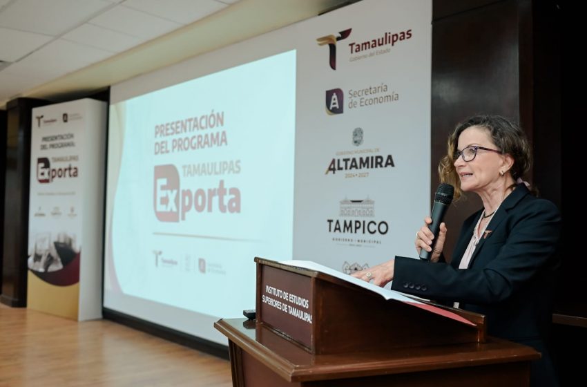  Ninfa Cantú presenta programa “Tamaulipas Exporta”