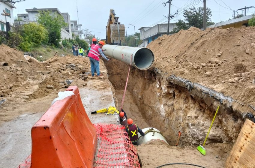  Rehabilitan Obras en red de agua en Ciudad Madero