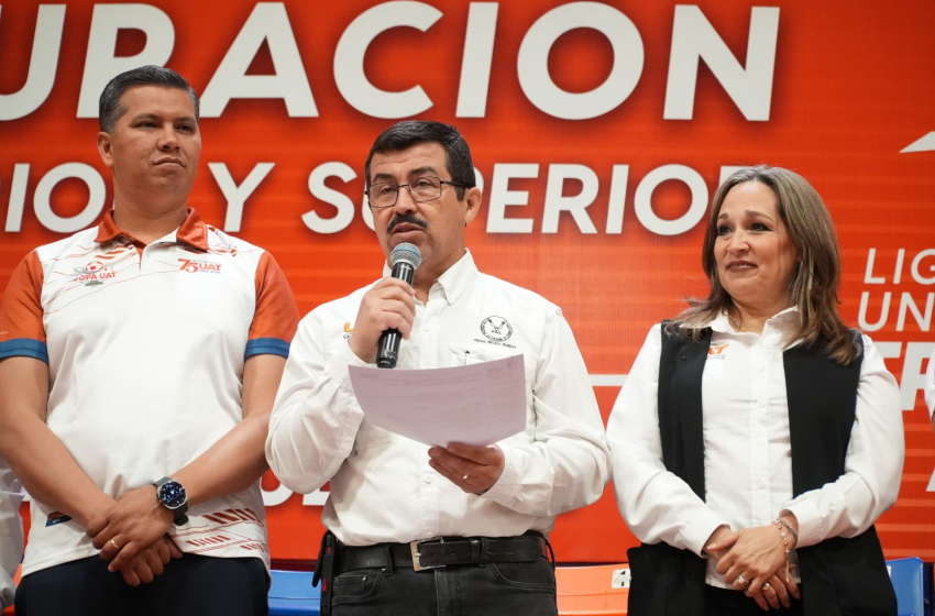  Inaugura Dámaso Anaya el Primer Torneo de la Liga Deportiva “UAT Transforma”