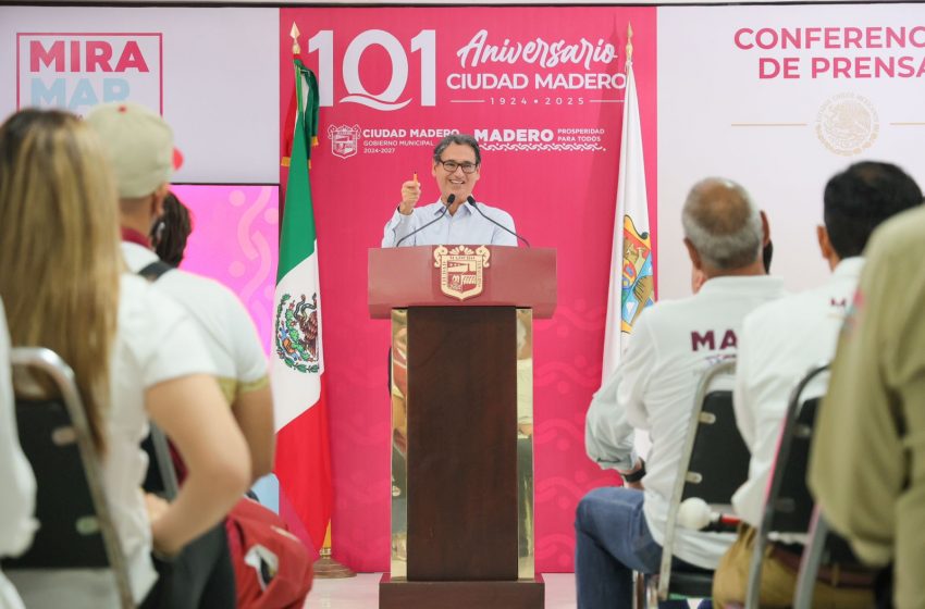 Anuncia Erasmo más pavimentación, techumbre y rehabilitación de un parque