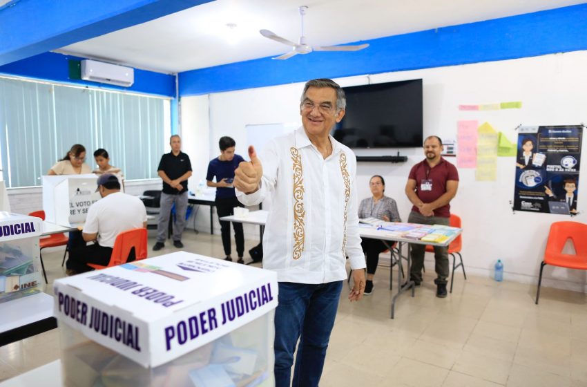  En Tamaulipas se desarrolla una jornada electoral en paz: Américo