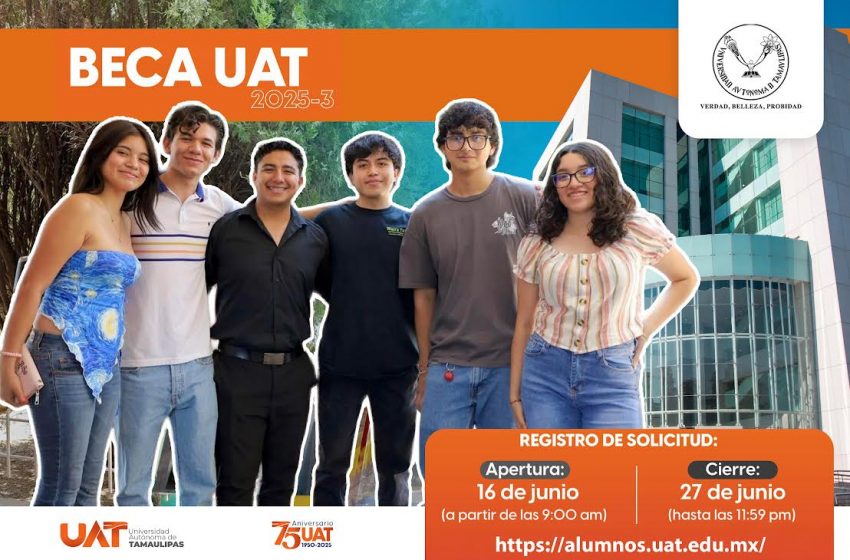 Abre la UAT convocatoria de becas para el período 2025-3