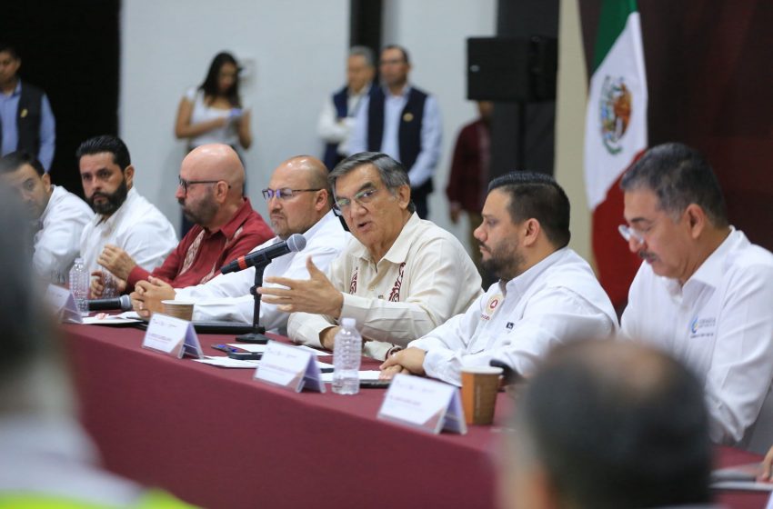  Convoca Américo a fortalecer acciones preventivas ante la temporada de lluvias y ciclones