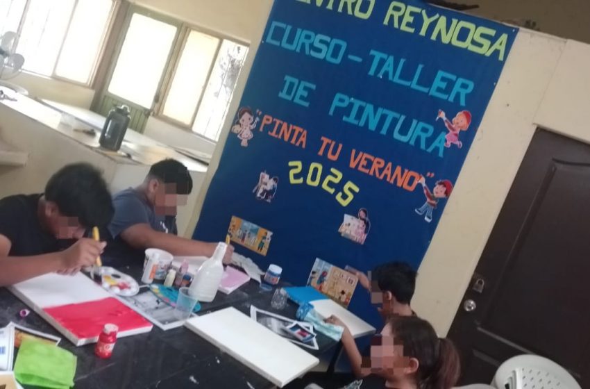 Fomenta SSPT cultura de paz a niñas y niños a través del taller “Pinta tu verano”