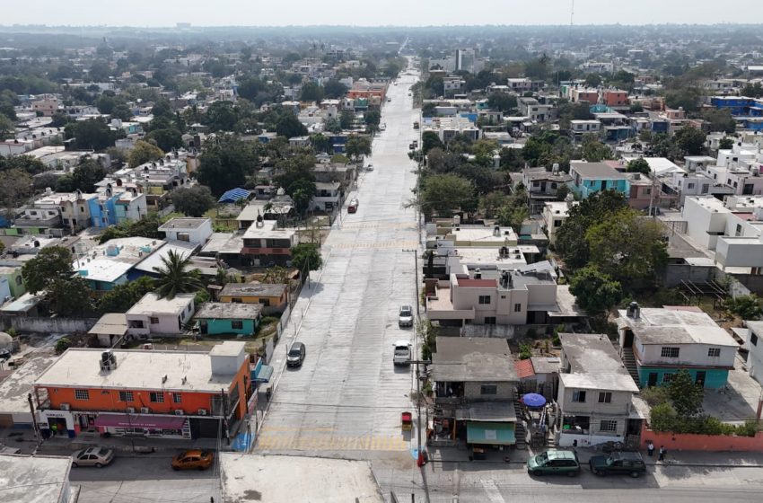  Avanza Tampico en infraestructura vial e hidráulica