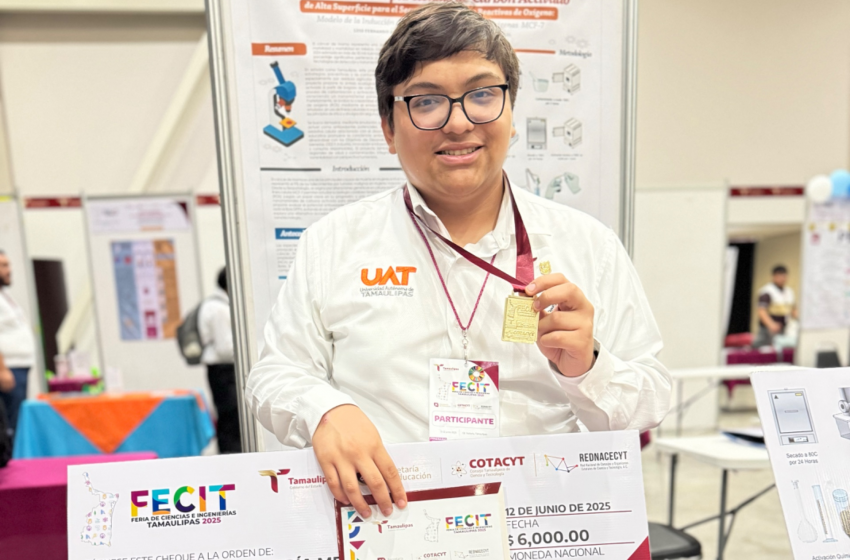  Estudiante de la UAT investiga cura contra el cáncer