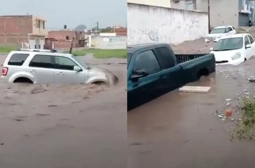 Lluvias inundan Jacona y Ecuandureo, Michoacán
