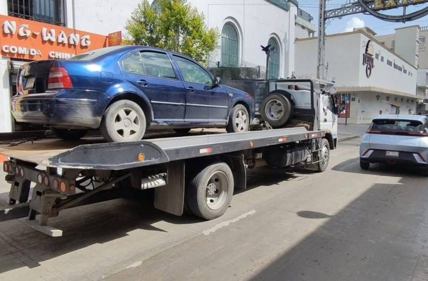 Inicia operativo grúa en centro de Tampico