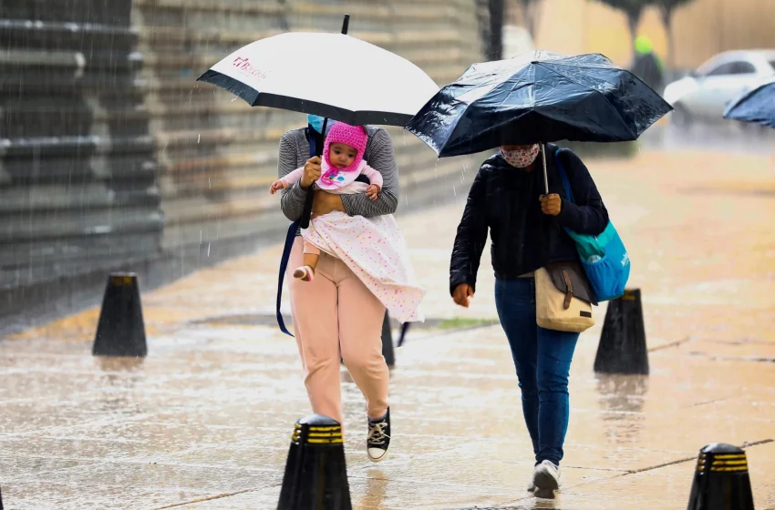 Nueva jornada de lluvias fuertes en varias entidades