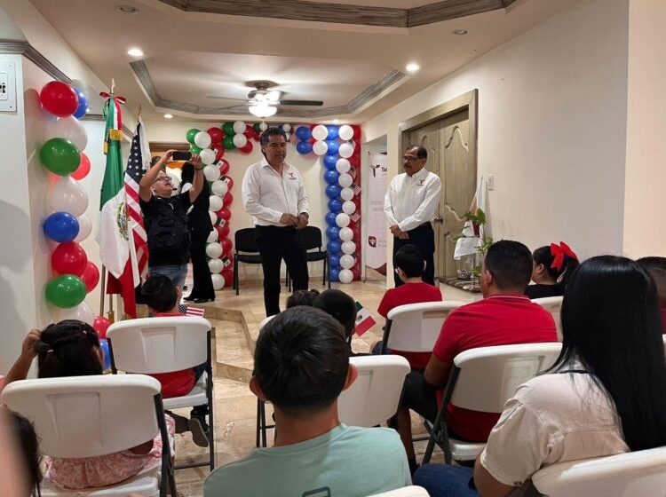  Impulsa Tamaulipas entrega de expedientes de doble nacionalidad a niñas y niños