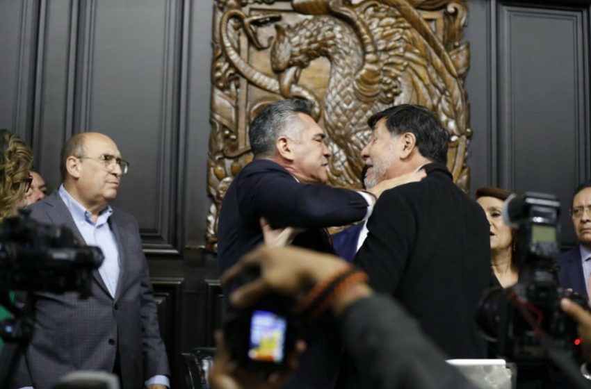 “Es una muestra de lo que es el PRIAN”: Sheinbaum sobre pelea entre Alejandro Moreno y Fernández Noroña en la Permanente