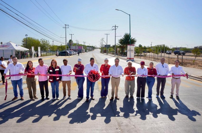 ALCALDESA CARMEN LILIA CANTUROSAS CUMPLE CON MÁS EN OBRAS EN LA COLONIA FRANCISCO VILLA
