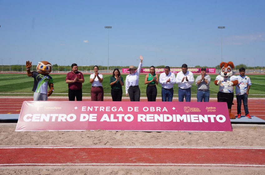 ALCALDESA CARMEN LILIA CANTUROSAS PONE EN MARCHA NUEVO CENTRO DE ALTO RENDIMIENTO DEPORTIVO
