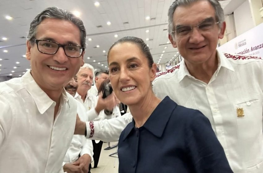  Erasmo González reconoce trabajo de presidenta Claudia Sheinbaum por la transformación de Tamaulipas