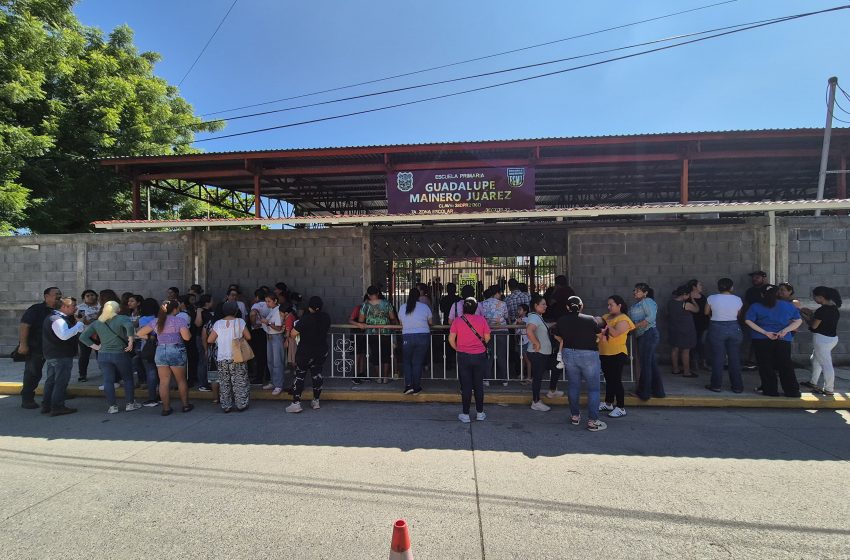 Padres exigen seguridad en primaria