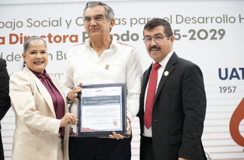  Destaca gobernador compromiso de la UAT con el bienestar social de Tamaulipas