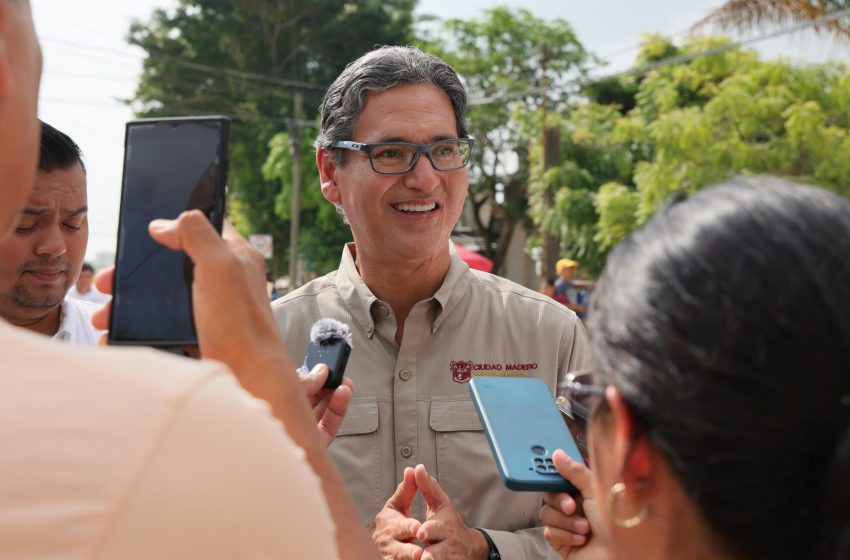  Ciudad Madero por más inversión pública y mayor bienestar: Erasmo González