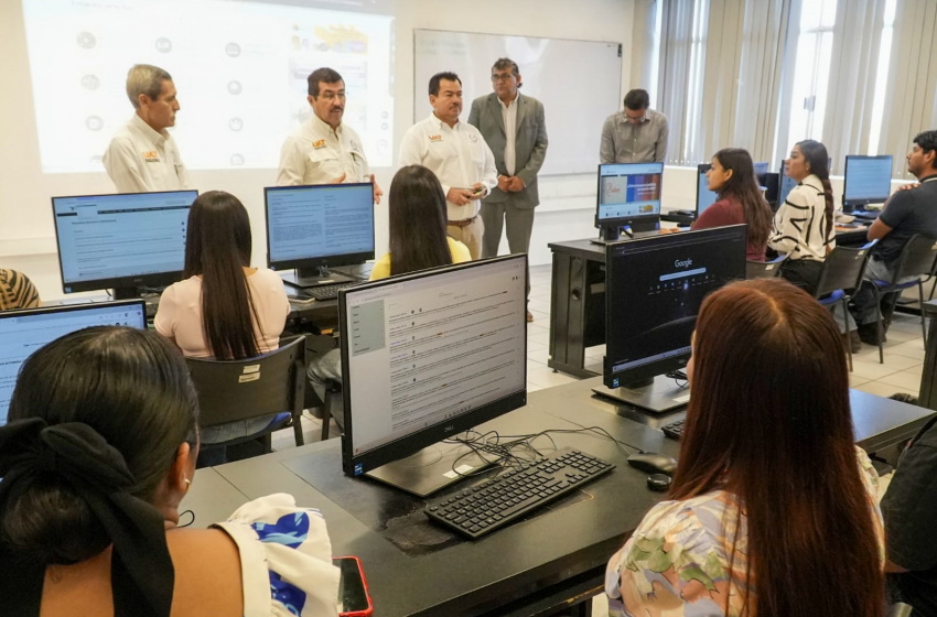  Comparte el rector logros y proyectos con estudiantes de la Facultad de Derecho Victoria