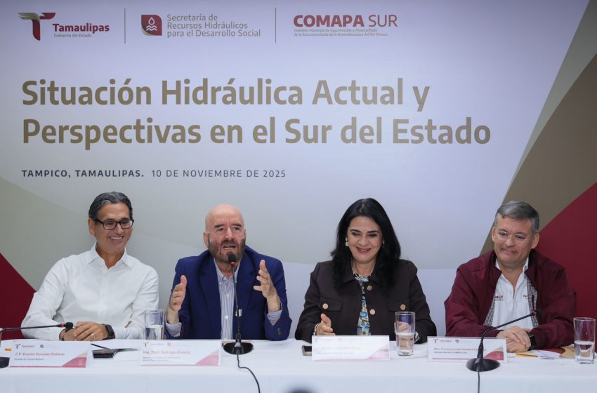  Coordinación interinstitucional para acelerar trabajos para reparar red hidráulica: Erasmo González